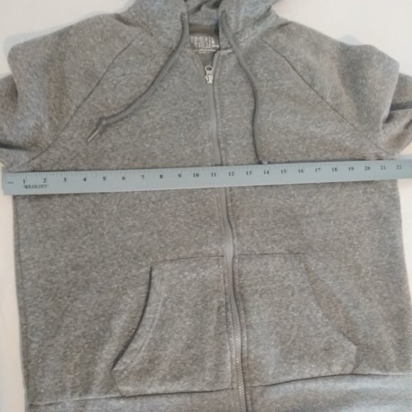 Time And Tru women's L (12-14) gray hooded sweater - Picture 7 of 13